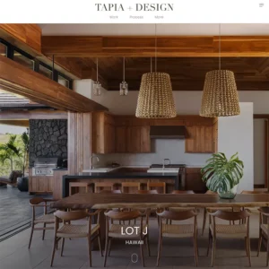 Hawaii web design portfolio - Interior design